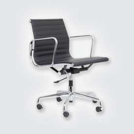 Кресло Eames Style Ribbed Office Chair EA 117 черный
