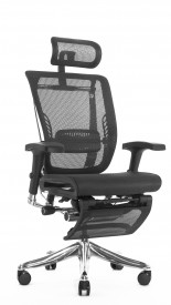 Эргономичное кресло Expert Spring RSPM 01 (сетка черная/каркас черн с подножкой)