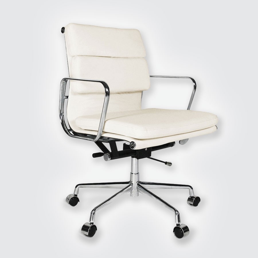 Кресло Eames Style Soft Pad Office Chair EA 217 кремовый