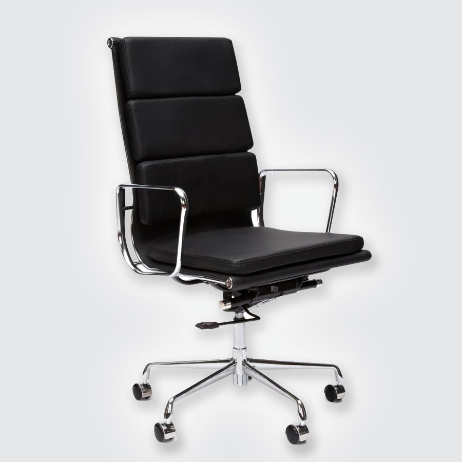 Кресло Eames Style HB Soft Pad Executive Chair EA 219 черный