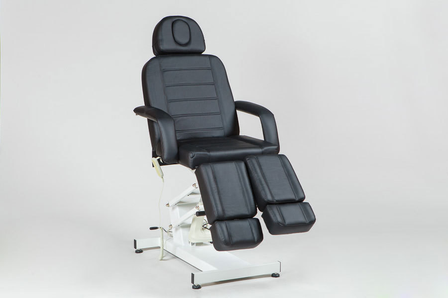 Педикюрное кресло SD-3706 черное, 1 мотор