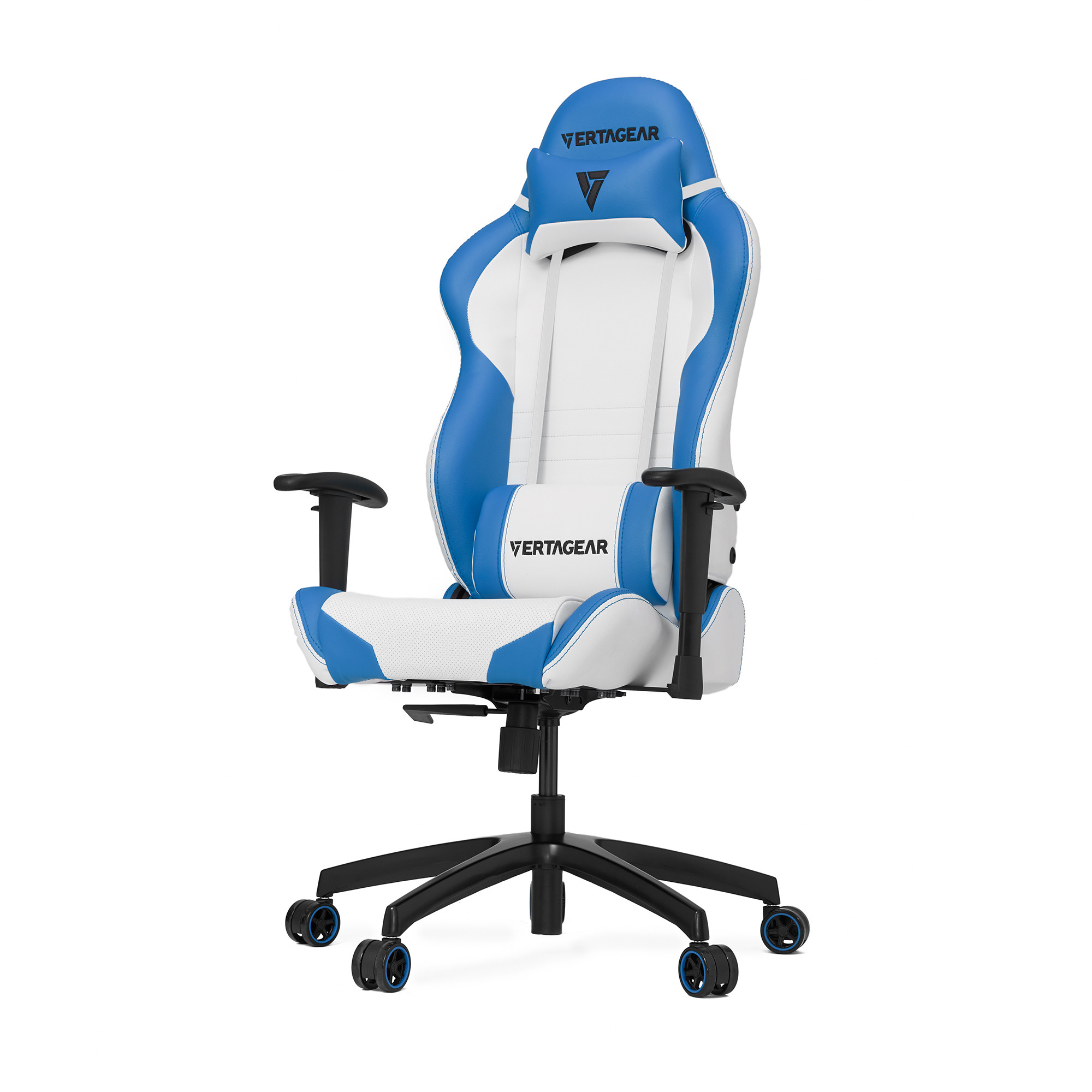 Профессиональное киберспортивное кресло Vertagear SL2000 белый/синий