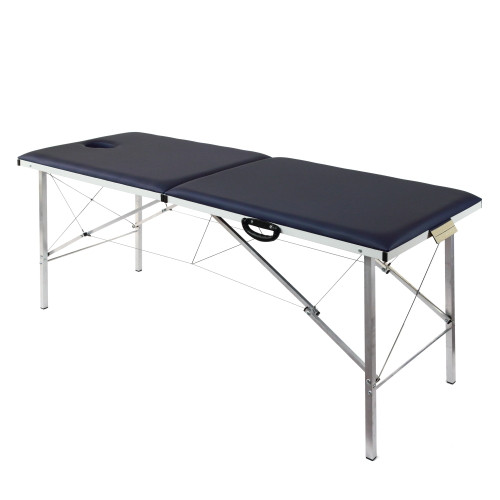Складной массажный стол Heliox T190, синий