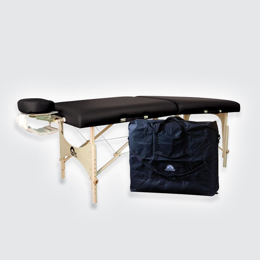 Складной массажный стол Oakworks Aurora (с мягкой полочкой для рук)