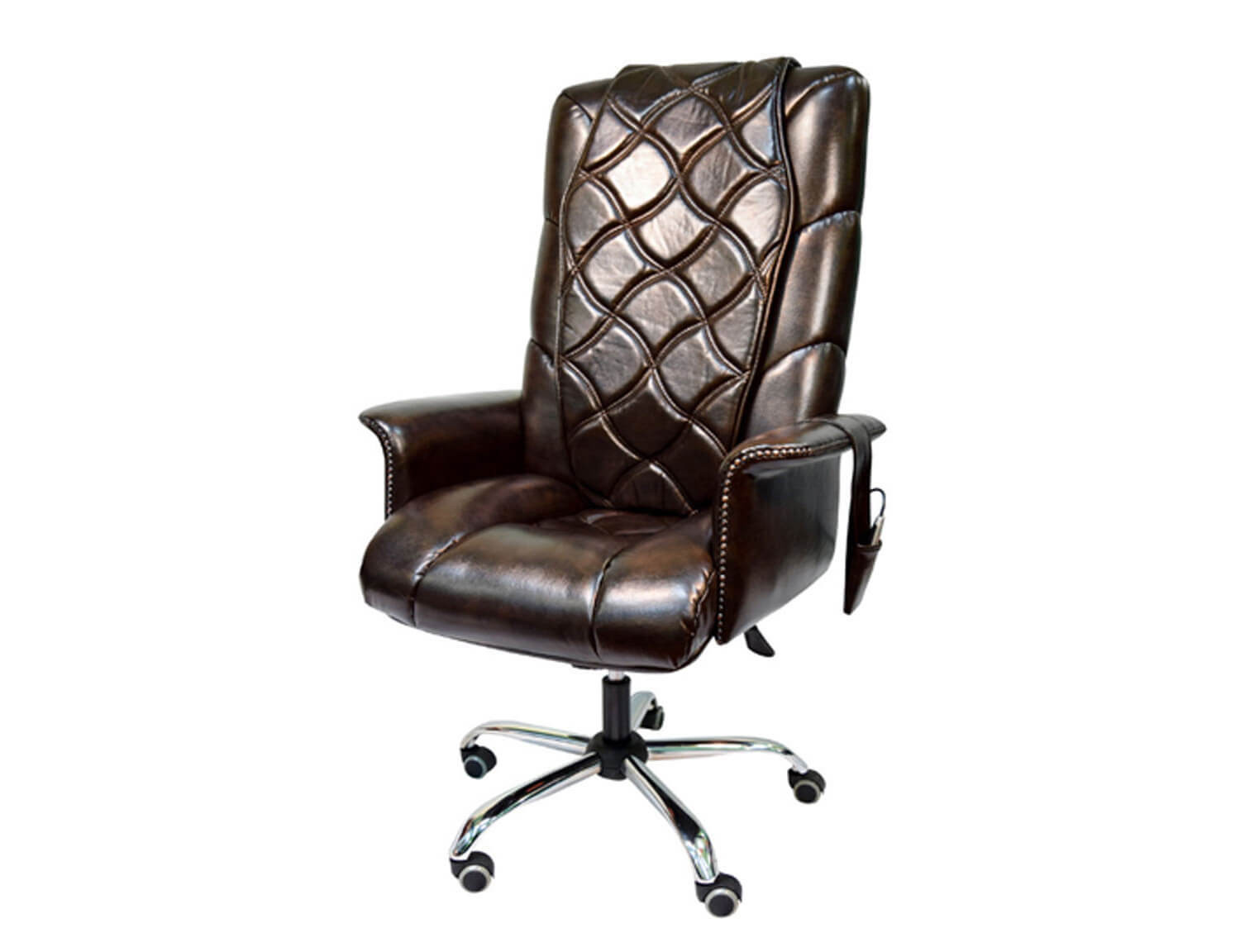 Офисное массажное кресло EGO PRIME EG1003 шоколад