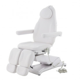 Педикюрное кресло электрическое 2 мотора Med-Mos ММКП-2/ КО-190DP00 с РУ с ножными педалями