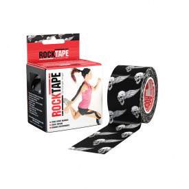 RockTape Кинезиотейп Design, 5см х 5м, череп