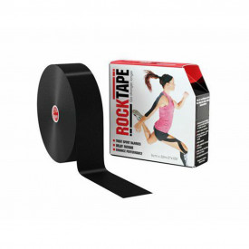 RockTapeRX Кинезиотейп Bulk, 5см x 32м, черный