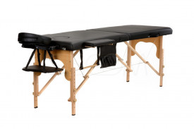 Массажный стол Atlas Sport  2D-60 двух-секционный Черный