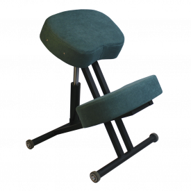 Коленный стул с газлифтом ОЛИМП (КОМФОРТ) зеленый