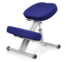 Smartstool KM01L — металлический коленный стул с газлифтом, синий