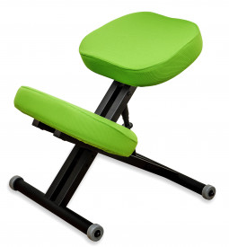 Smartstool KM01 Black  — металлический коленный стул (салатовый чехол)