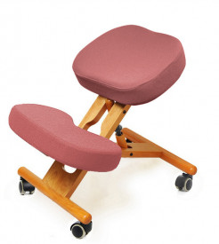 Smartstool KW02 — деревянный коленный стул, (розовый чехол)