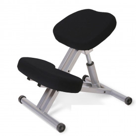 Коленный стул с газлифтом Smartstool KM01L(без чехла),цвет- черный