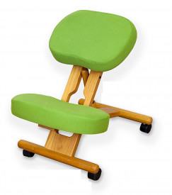 Smartstool KW02 — деревянный коленный стул, (салатовый чехол)