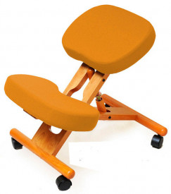 Smartstool KW02 — деревянный коленный стул, (оранжевый чехол)