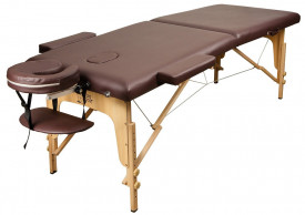 Массажный стол Atlas Sport  2D-60 двух-секционный Шоколад