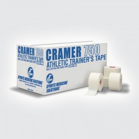 Тейп 750 Cramer Athletic Trainer`s Tape, белый, 32 рулона