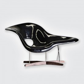 Кресло Eames Style La Chaise черный