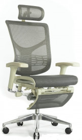 Эргономичное кресло Expert Star RSTM 01 G (сетка серая/каркас серый с подножкой)