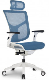Эргономичное кресло Expert VISTA VSM01-Т-04 (Каркас белый / сетка голубой)