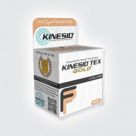 Тейп Kinesio FP-Gold, бежевый, 2 рулона (2,54см х 5м)