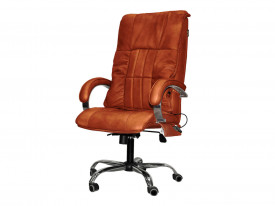 Офисное массажное кресло EGO BOSS EG1001 натуральная кожа