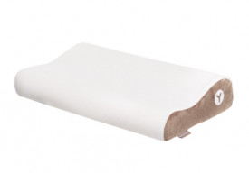 Ортопедическая подушка Yamaguchi S (бело-коричневая)