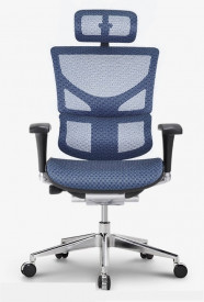 Эргономичное кресло Expert Sail HSAM 01 (сетка синий/ каркас черный)